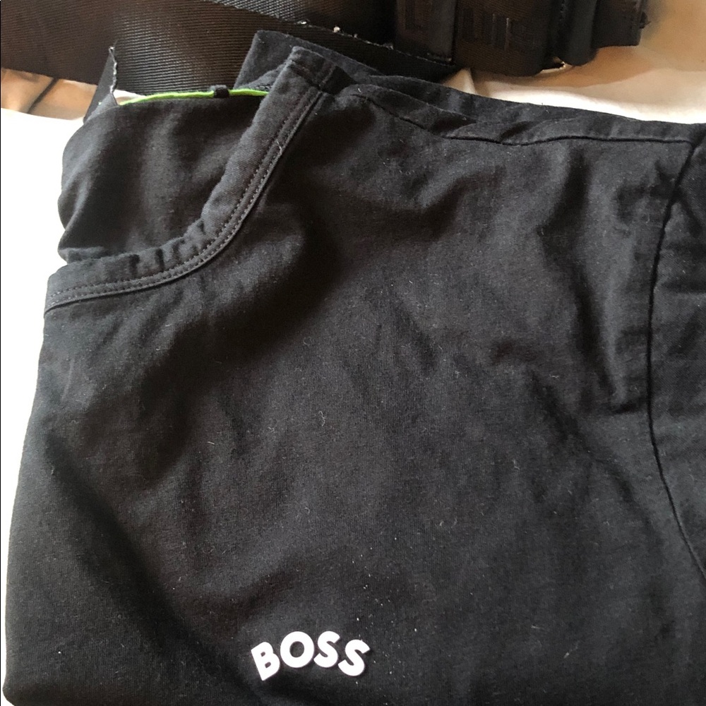 Boss Black men’s tshirt with White Logo